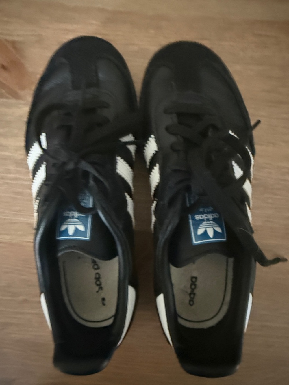 adidas Black and White Classic Low-Top Sneakers